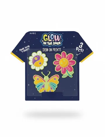 Stickere termoadezive 3 bucati AVEC, mix culori