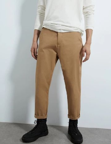 Pantaloni Zara, maro