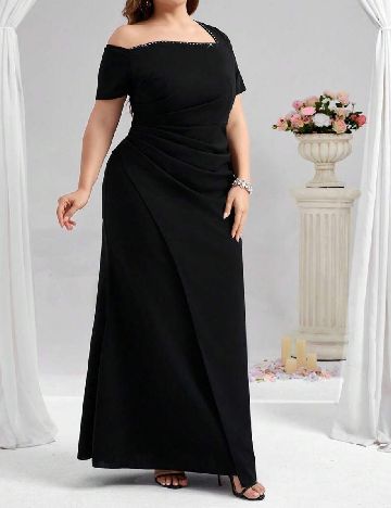 Rochie lunga SHEIN CURVE, negru