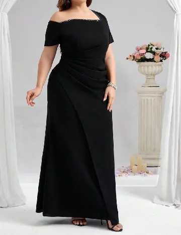 Rochie lunga SHEIN CURVE, negru