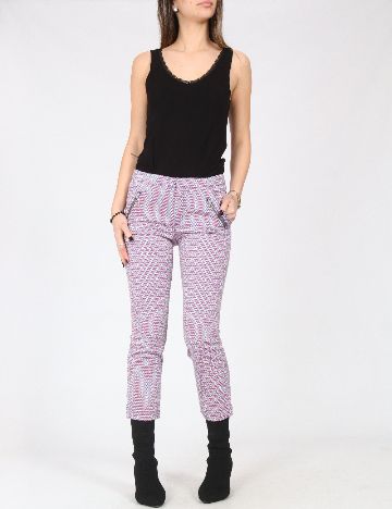 Pantaloni trei sferturi Zara, mix culori