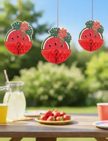 Set decoratiuni 3 bucati DLP Industry, rosu