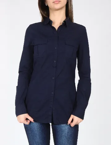 Camasa Zara, bleumarin