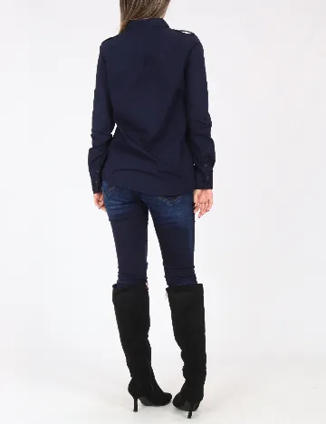 Camasa Zara, bleumarin