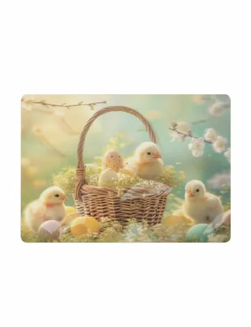 Servetel de masa decorativ ACTION, mix culori