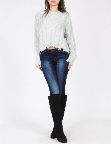 Pulover Bershka, gri