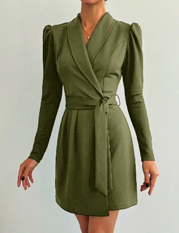 Rochie scurta SHEIN, verde
