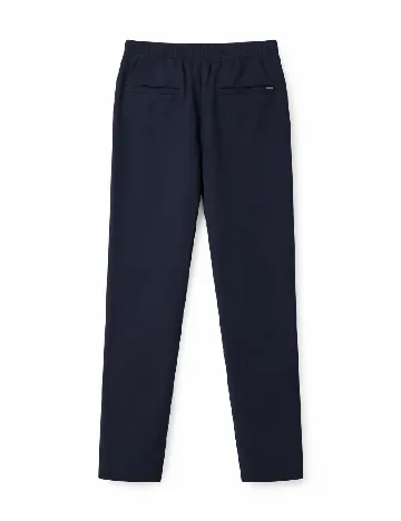 Pantaloni Bershka, bleumarin