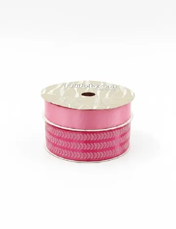 Panglica decorativa 2 bucati, roz