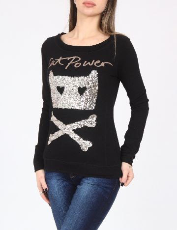 Bluza Bershka, negru