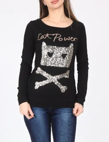 Bluza Bershka, negru