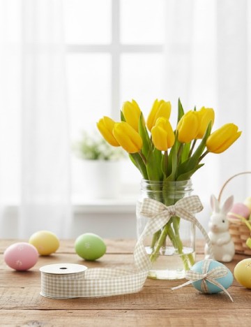 Panglica decorativa, crem