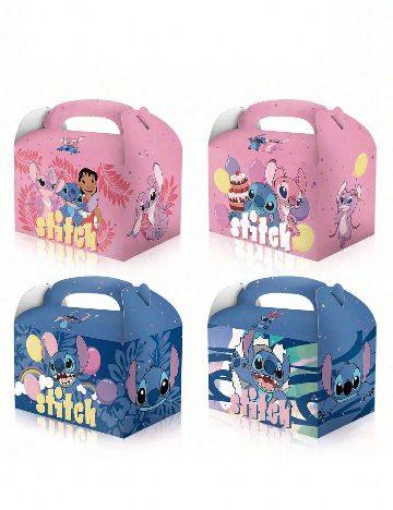 Set cutii carton, 12 bucati SHEIN, albastru/roz