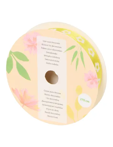 Panglica decorativa, galben