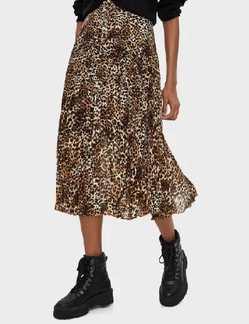 Fusta Bershka, animal print