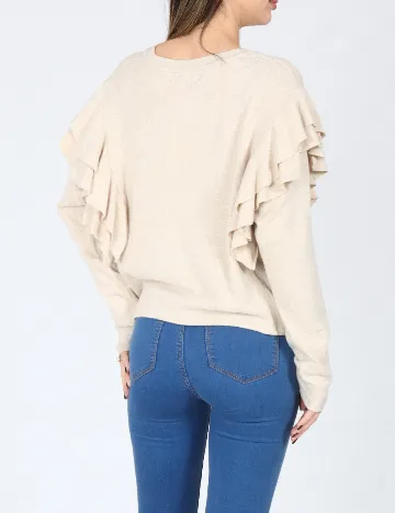 Bluza Bershka, crem