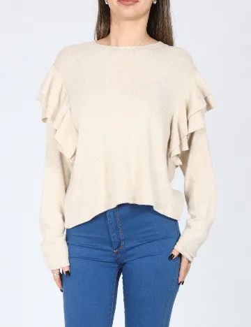 Bluza Bershka, crem