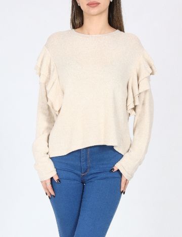 Bluza Bershka, crem