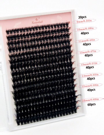 Gene false SHEIN, negru
