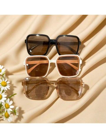 Set ochelari de soare 3 perechi SHEIN, mix culori