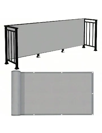 Prelata impermeabila pentru balcon SHEIN, gri