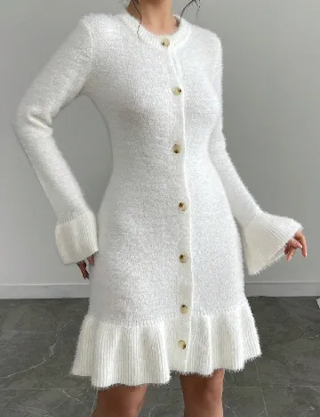 Rochie scurta SHEIN, alb