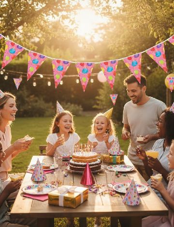 Ghirlanda pentru petrecere DLP Industry, mix culori