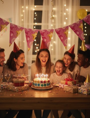 Ghirlanda pentru petrecere DLP Industry, mix culori