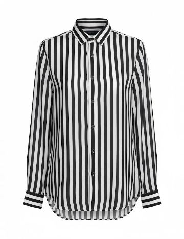 Camasa Zara, alb/negru