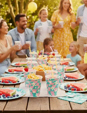 Set pahare 8 bucati DLP Industry, mix culori