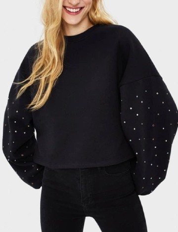 Bluza Oversize Bershka, negru
