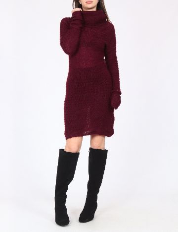 Rochie scurta Zara, visiniu