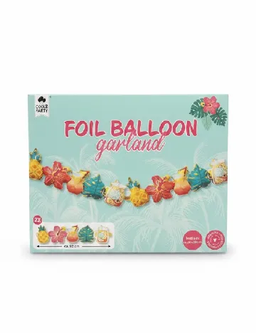 Set ghirlande de baloane 2 bucati DLP Industry, mix culori