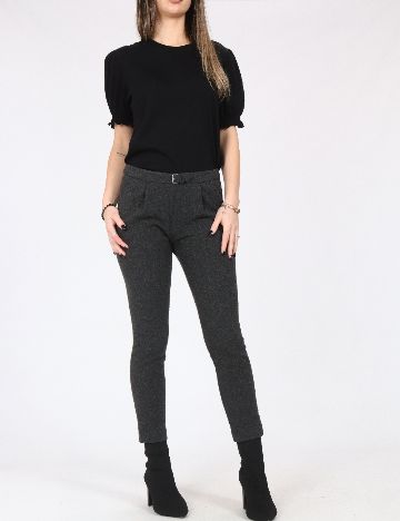 Pantaloni Zara, gri inchis