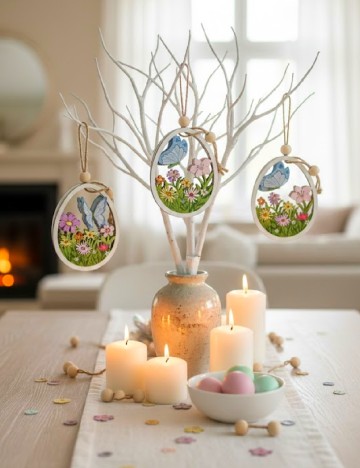 Set decoratiuni de Paste Home Accents, mix culori