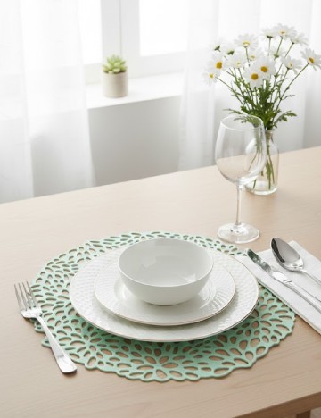 Servetel de masa decorativ Cool Creation, verde