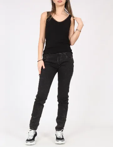 Blugi Bershka, negru