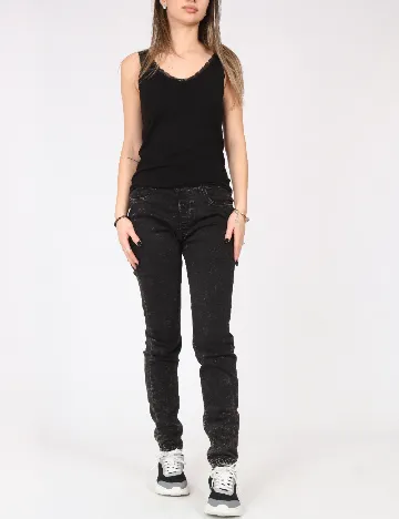 Blugi Bershka, negru
