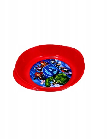 Bol de plastic Durabo, rosu