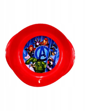 Bol de plastic Durabo, rosu