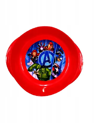 Bol de plastic Durabo, rosu