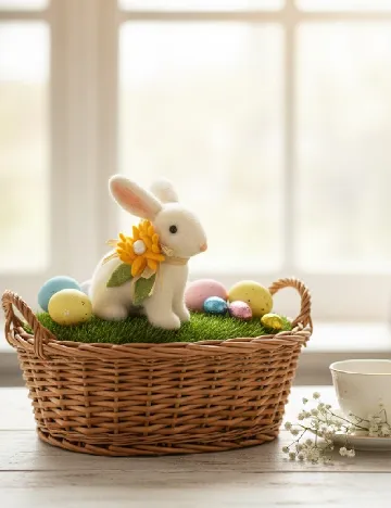 Figurina de Paste ACTION, alb