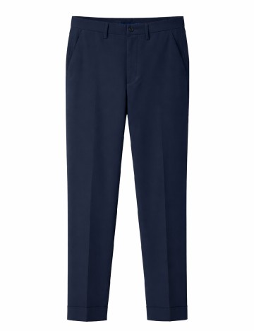 Pantaloni Massimo Dutti, bleumarin