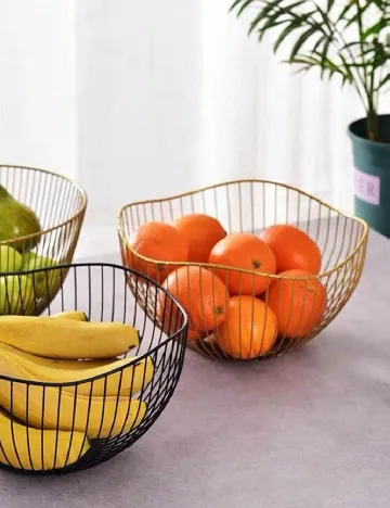 Cos pentru fructe SHEIN, auriu