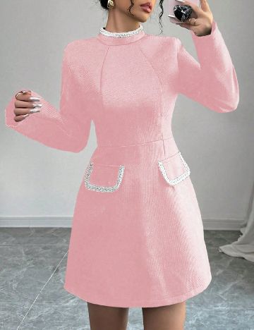 Rochie scurta SHEIN, roz
