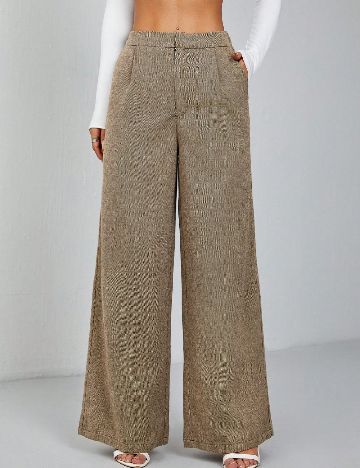 Pantaloni SHEIN, maro