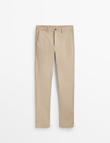 Pantaloni Massimo Dutti, crem