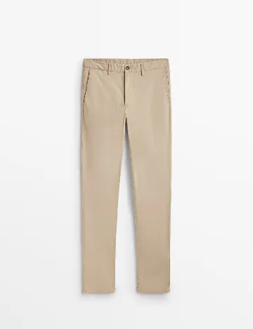 Pantaloni Massimo Dutti, crem