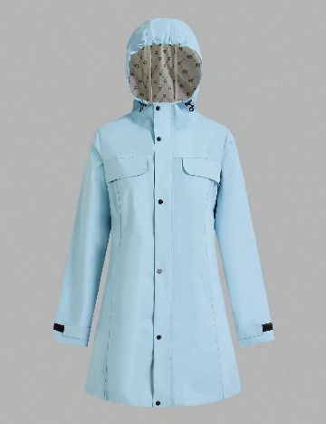 Jacheta impermeabila SHEIN, bleu