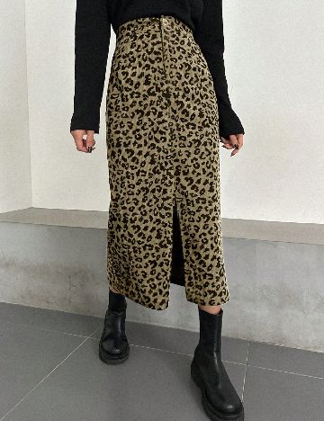 Fusta Dazy, animal print